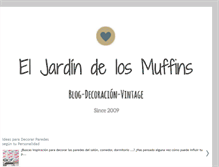 Tablet Screenshot of eljardindelosmuffins.com